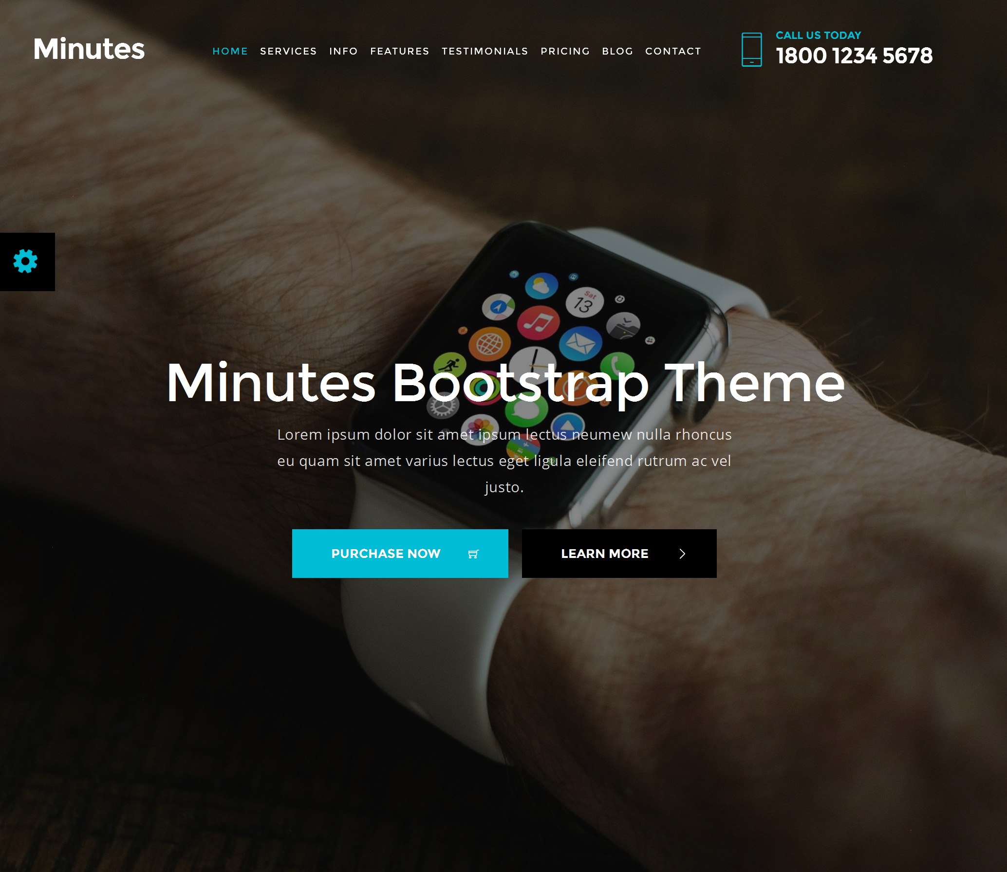 Free Bootstrap Simple Theme